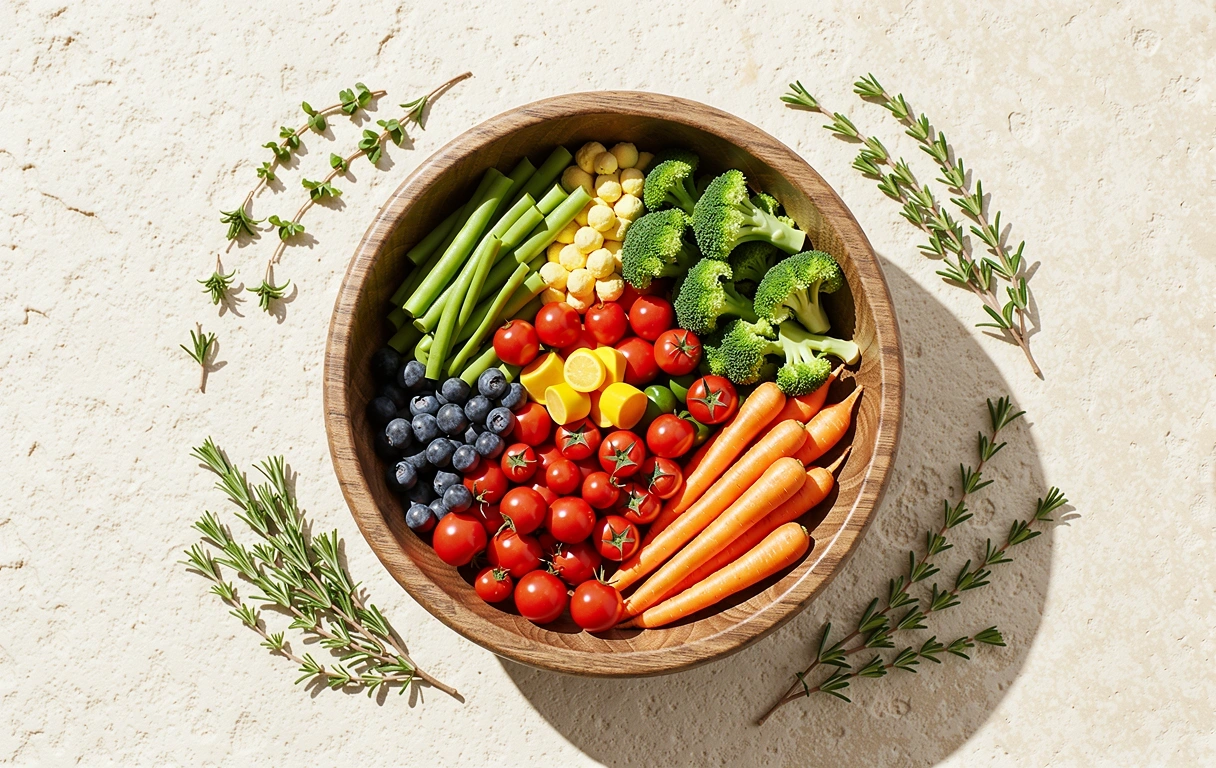 Frische Lebensmittel im Fokus